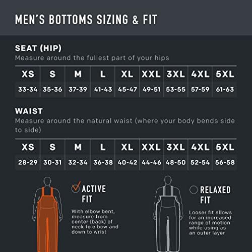 Grundens muške vremenske hlače za pecanje | vodootporne, prozračne