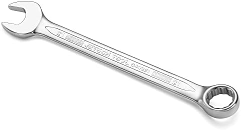 Jetech kombinovani ključ od 21 mm - industrijski ključevi sa dizajnom u 12 tačaka, pomak od 15 stepeni, napravljeni od izdržljivog hromiranog Vanadijum čelika u završnoj obradi peska, kovani, toplotno obrađeni, Metrički