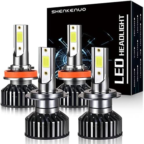 SHENKENUO odgovara za GMC ACADIA H7+H11 sijalice za duga/kratka svjetla, pakovanje od 4 komada