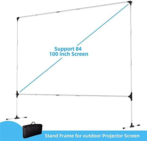 LMMDDP projektor zaslon za okvir zaslona na otvorenom 100 inča 16: 9 4K 3D Brzi prenosni prijenosni ekran