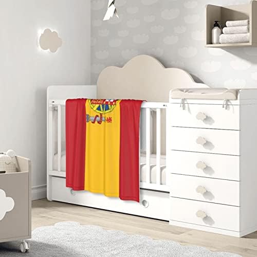 Iberijska unija zastava Swoddle ćebad super mekani bebi pokrivač beba esencija za bebe bebe quilt 30 x40