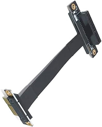 Konektori PCI Express 4x do 1x Produžni kabl 8Gbps PCI-E 1x do 4X Riser Extender dvostruki vertikalni Trakasti kabl od 90 stepeni -