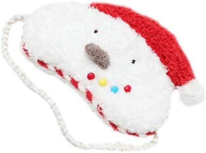 Soimiss Whitesywow Božićna maska ​​za spavanje plišano snjegović maska ​​za oči za spavanje