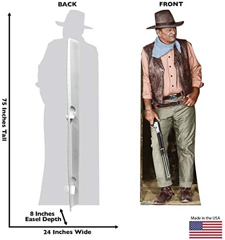 Napredna grafika John Wayne Life Size FOOR-CORE CUTOUT STANTUP - Kolekcionarno izdanje