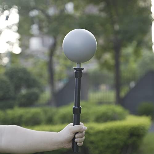 MAOPING 12 CM VFX HDRI Chrome Ball + siva lopta 360 Cam za HDRI rasvjetu od nehrđajućeg čelika Hollow Sphere