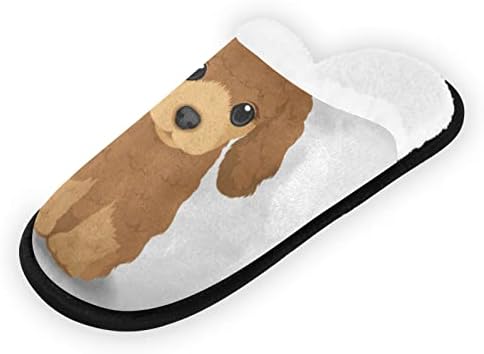 Bokser pas štene portret udobne kućne papuče slatke kućne ljubimce zatvorene pete plišane Spa papuče Hotelska