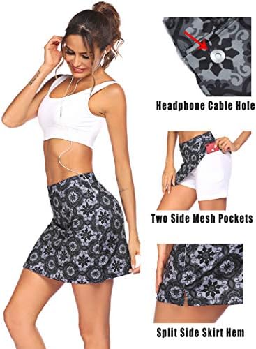 Coorun Womens Skorts Tenis suknje sa džepovima za kratke hlače Pokretanje Golf Vežbanja Sportske suknje