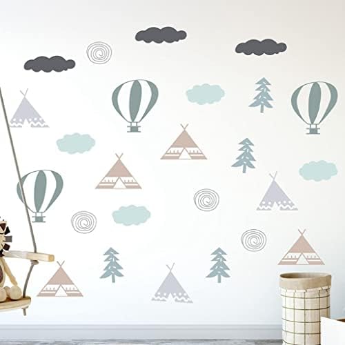 BYBYCD Cartoon zidne naljepnice s toplim zrakom umjetničke zidne tapete dekoracija Doma zidne naljepnice