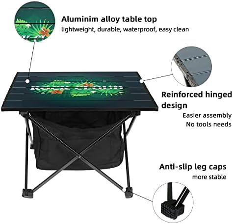Rock CLOUD prijenosni stol za kampiranje Ultralaki aluminijumski kamp stol sa torbom za odlaganje sklopivi stol za plažu za Kampiranje planinarenje Backpacking vanjski piknik, ograničeno izdanje stola