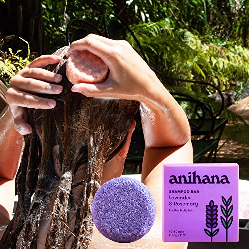 Anihana šampon i regenerator Bar Set | Duboko čišćenje i omekšavanje | Za finu i masnu kosu