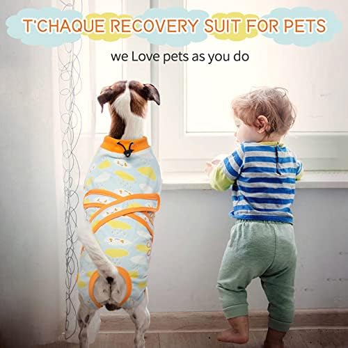 T'chaque Snuggly odijelo za oporavak za pse nakon operacije, abdominalne rane e-ovratnik/konus alternativa,