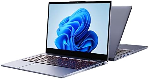 Ultra tanak Laptop, 15.6 inčni Laptop 16GB RAM 256GB SSD i7 9th Gen CPU Srebrna siva Tastatura sa pozadinskim osvetljenjem 8000mah zaštita očiju za rad
