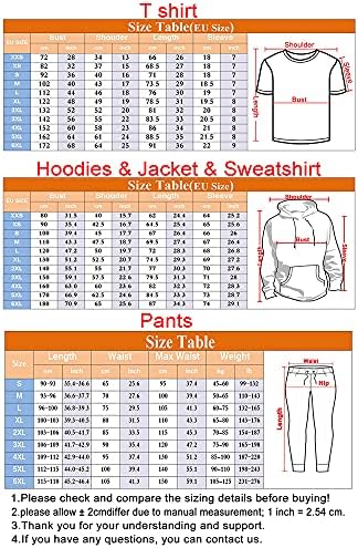 Dflyhlh odijelo za muškarce muške casual 3D štampanje u boji jakne dugih rukava sa patentnim zatvaračem jogging hlače boja prugaste sportske odjeće 6xl