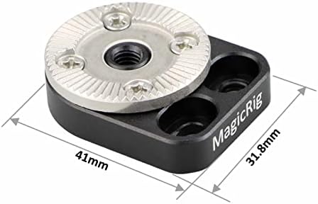 Magicrig Rosette adapter sa M6 navojne rozete Primjenjivo za arri Standard, za kavez za kameru, ručicu rozete, drvena bočna ručica