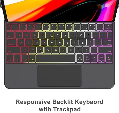 KVAGO magnetna torbica za tastaturu za iPad Pro 11-inčni i iPad Air 10,9-inčni, multi-Touch Trackpad,