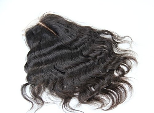 DaJun Hair 6A srednji dio Izbijeljeni čvorovi čipkasto zatvaranje 5 5 Evropska Djevičanska ljudska kosa Val prirodna boja