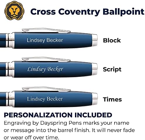 Dayspring Olovke Gravirana Križna Olovka / Personalizirana Hemijska Olovka Za Križ Coventry. Prilagođeno