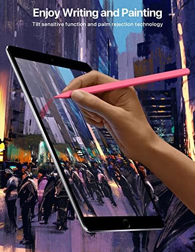 iPad olovka 2. generacije sa magnetnim bežičnim punjenjem, isto kao Apple olovka 2. generacije,olovka za olovku kompatibilna sa iPad Pro 11 u 1/2/3/4, iPad Pro 12.9 u 3/4/5/6, iPad Air 4/5, iPad Mini 6-Red