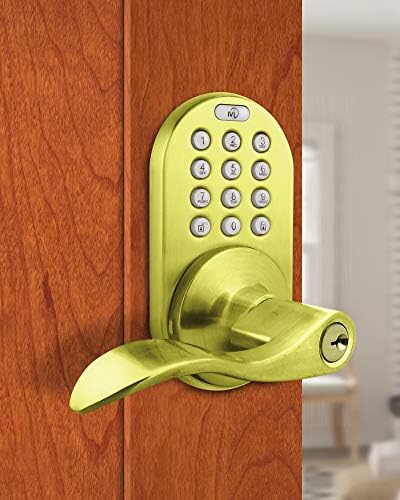 Milocks TKL-02P Digitalni ručica za ručicu za vrata sa unosom bez ključa putem tipkovnice za unutrašnju vratima,
