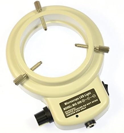 MAYAGU 144 LED sijalica mikroskopski prsten za osvjetljavanje svjetla Podesiva svijetla lampa Bijela