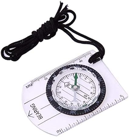ZEROYOYO prozirni plastični kompas proporcionalni otisak stopala Travel vanjskih kompasa Alati za kampovanje planinarske vojske