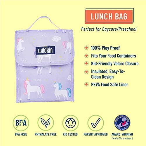 Wildkin Dječija torba za ručak paket sa modernom prostirkom za spavanje