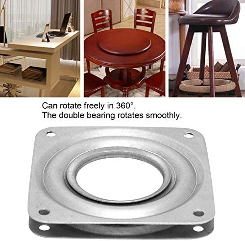 Okretni ležajevi 360 stepeni rotacioni gramofon zamena za teške uslove rotirajućeg ležaja kvadratni okretni ležajevi za stolice za nameštaj, barske stolice, kancelarijske stolice