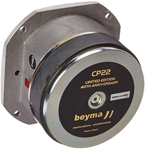 Beyma CP22 Kompresioni visokoton, 1 8 ohm 25 W. RMS visoke frekvencije crne boje