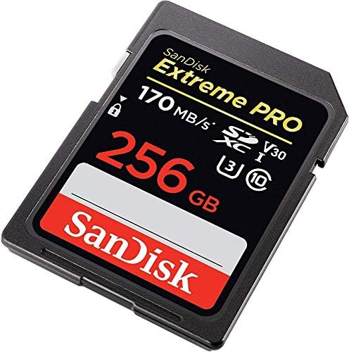 SanDisk 256GB SDXC Extreme Pro memorijska kartica radi sa Sony Alpha A7 III kamerom bez ogledala 4K V30 Plus