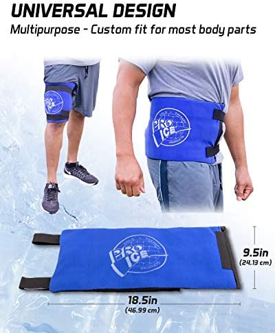 Pro Ice koljena ili leđa prava terapija ledom Wrap nosiva višenamjenska podrška za kompresiju glazure PI400