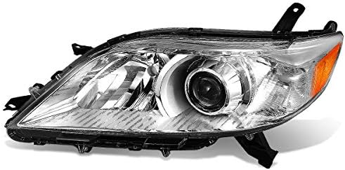 DNK MOTORING OEM-HL-0050-L hrom Amber u fabričkom stilu vozač Side projektor lampa za farove zamjena za 11-20 Sienna
