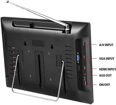 Audiobox 13 prijenosni punjivi LCD TV sa antenom, USB i SD utorom sa daljinskim i magnetnim antenskim