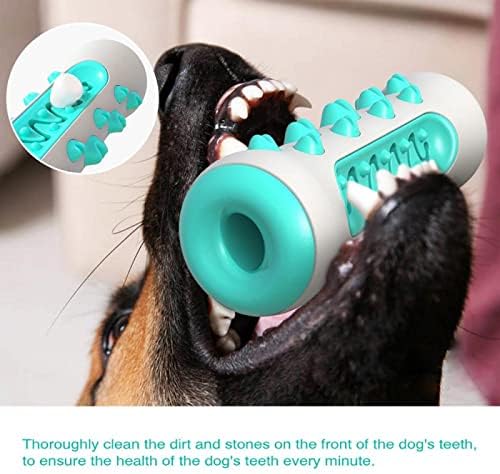 JZRH Dog Chew igračka, igračka za zube za zube za čišćenje zuba, meka TPR Puppy zubne nege Super kućni ljubimac Čišćenje igračaka plave boje