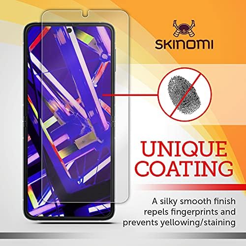 Skinomi mat zaštitnik ekrana kompatibilan sa Samsung Galaxy Z Flip 3 Anti-Glare mat Skin TPU filmom