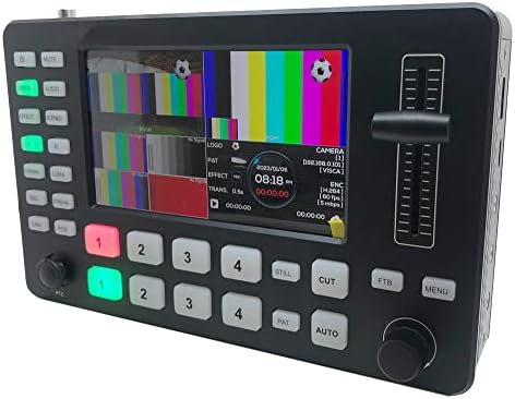 KPT-501Q 5 inčni ekran 4 Channe HD video prekidač Multifunkcionalni zvuk Podešavanje