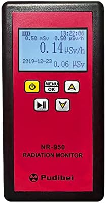 Karlak NR-950 Ručni prijenosni detektor nuklearnog zračenja LCD ekran domaćinstvo radioaktivnog ispitivača Geiger counter β y rendgenski detekcija zvučne vibracije svijetlo trostruko alarm praktično nuklearno zračenje