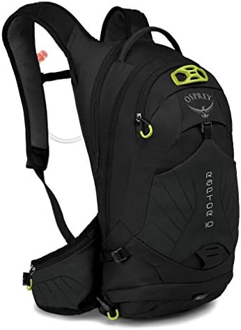Osprey Raptor 10 muški ruksak za hidrataciju bicikla, Crni