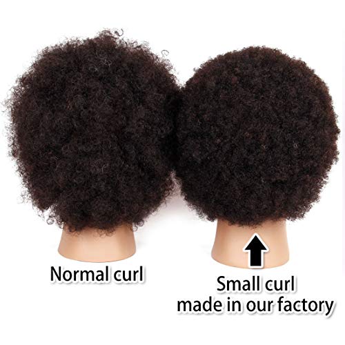 NEWSHAIR 9 afro mannequin glava za pletenje 4c Tip ljudska kosa kovrčava kosa Frizerski salon
