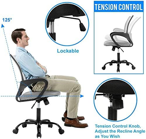Upoznajte savršenu kancelarijsku stolicu sa srednjim naslonom, ergonomsku modernu kompjutersku