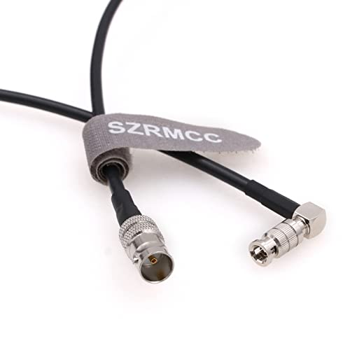 SZRMCC visoke gustoće HD desni kut Micro BNC Q4 do standardnog BNC ženskog 75 ohm UHD 4K video koaksijalni