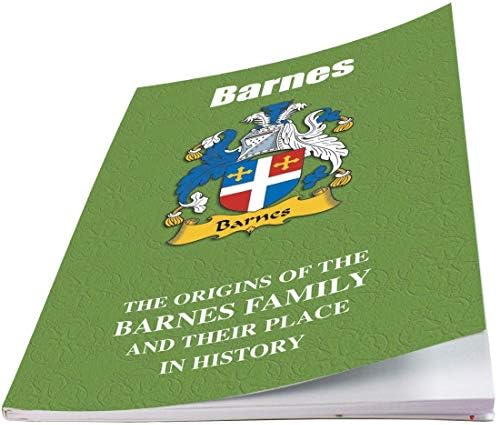 I Luv Ltd Barnes English Family Povijest Prezimena Brošura sa kratkim povijesnim činjenicama