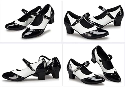 N / A Ženska proljeće Jesenske cipele za plence za ples zatvorene cipele za cipele za djevojke FID peta