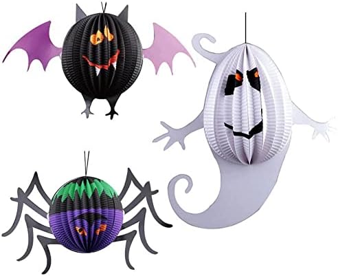Halloween Scary Ghost Bat Spider papirna dekoracija za kućni Bar ukleti Kućni ukrasi za zabave Decor halloween