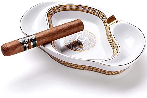MySgyh Yangpin - cigara pepeljara za keramičku cigare u zatvorenom pepelom u zatvorenom ladicu kreativni veliki prečnik dimnih utora ured poseban aparat za gašenje cigare za cigare BMZDXJG-3