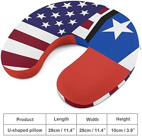 Američki i čilejski jastuk za zastava Jastuk za mekani jastuk za pranje u obliku u obliku u obliku kućnog ureda