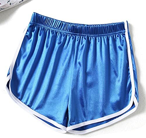 Lurua Ženske kratke hlače za ljetni elastični struk dolfin kratke hlače modno slovo tiskane sportske