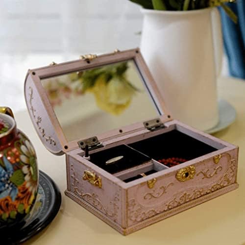 Phonme Musical Box poklon Vintage Music nakit kutija sa prenosivim ručkom Ornate futrolom za
