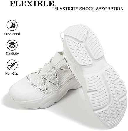Hasina ženske cipele za hodanje Slip-On lagana prozračna neklizajuća mreža gornji trening Casual sportske