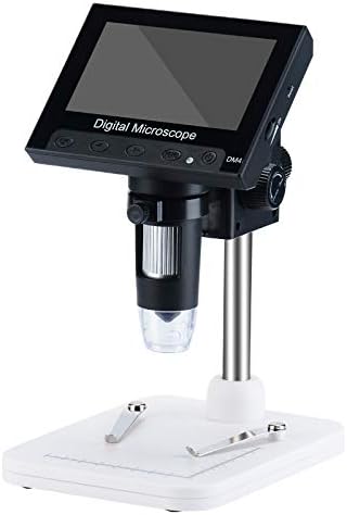 4,3 mikroskop novčića, LCD digitalni mikroskop, slika 16MP, Video 720p, metalni stalak, Lupa za