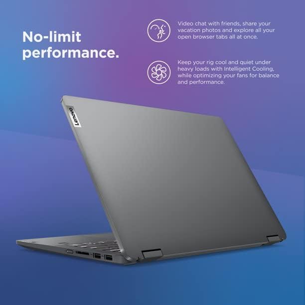 Lenovo IdeaPad Flex 5i 14 & #34; FHD 2-u-1 Touchscreen Laptop, Intel Core i3-1115g4, 4GB RAM-a, 128GB SSD, Graphite Grey, Windows 11 U S modu, 82HS00R9US